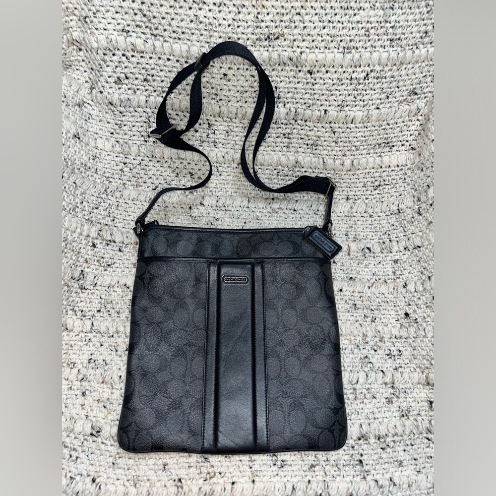 Coach Black Signature Crossbody Bag